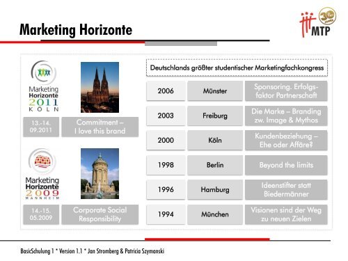 MTP_BasicSchulung 1_SoSe 2011_Handout.pdf - Marketing ...