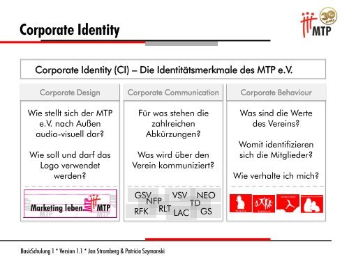 MTP_BasicSchulung 1_SoSe 2011_Handout.pdf - Marketing ...