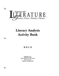 Literary Analysis - PopulationMe.com
