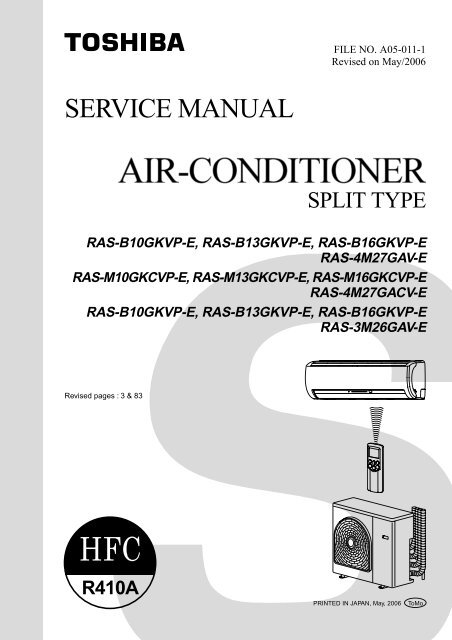 SERVICE MANUAL - Alarko Carrier