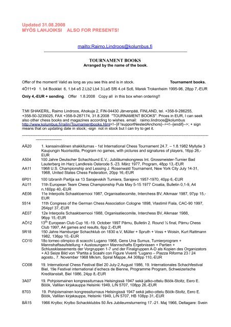 Chess Results, 1747-1900: A Comprehensive Record with 465 Tournament  Crosstables and 590 Match Scores