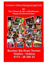 Kindergeburtstag zu Hause