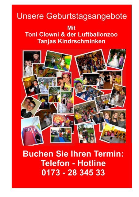 Kindergeburtstag zu Hause