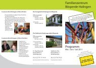 Familienzentrum BÃ¶sperde-Halingen Programm - Ev ...