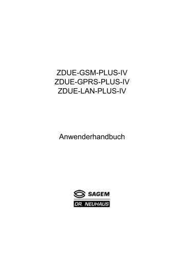 ZDUE-GSM-PLUS-IV ZDUE-GPRS-PLUS-IV - Dr. Neuhaus ...