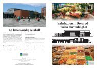 Saluhallen i Breared - Lokaler