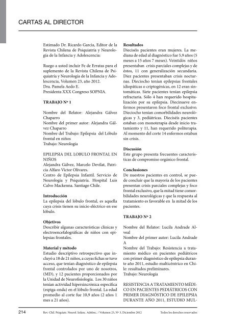 Untitled - Sociedad de PsiquiatrÃ­a y NeurologÃ­a de la Infancia y ...