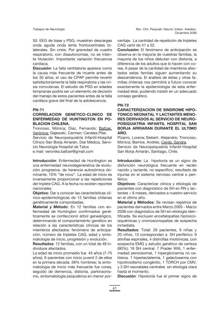 SUPLEMENTO REVISTA CHILENA DE PSIQUIATRIA Y ...