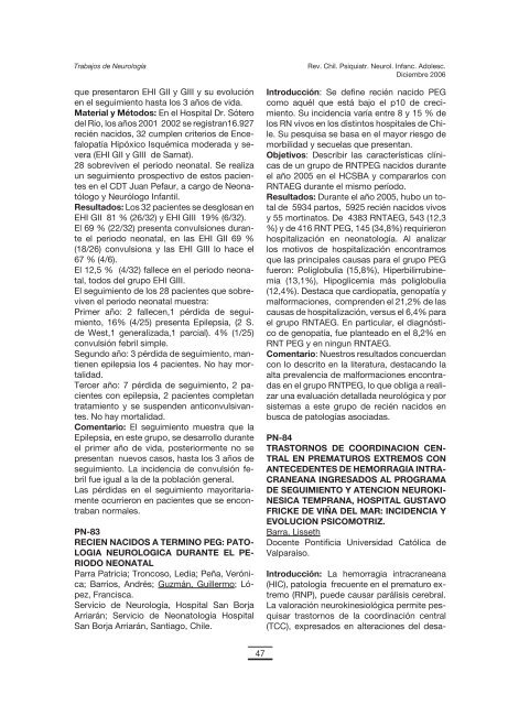 SUPLEMENTO REVISTA CHILENA DE PSIQUIATRIA Y ...