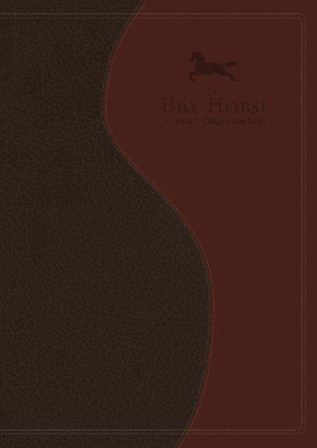The Bay Horse - Sandwiches & Snacks Menu