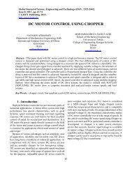 DC MOTOR CONTROL USING CHOPPER - Gjset.org