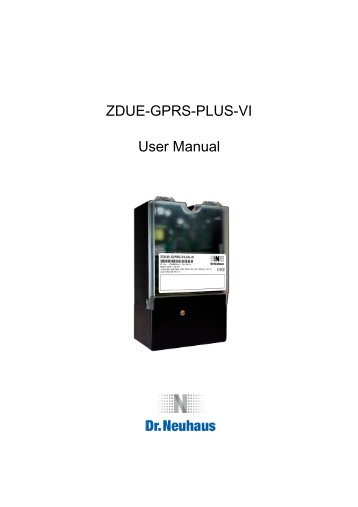 ZDUE-GPRS-PLUS-VI User Manual - Dr. Neuhaus ...