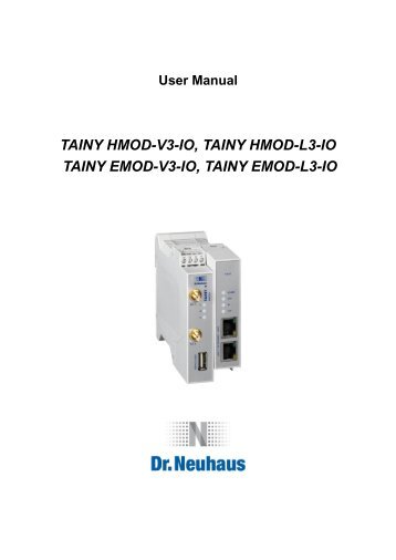 tainy hmod-v3-io, tainy hmod-l3-io - Dr. Neuhaus ...