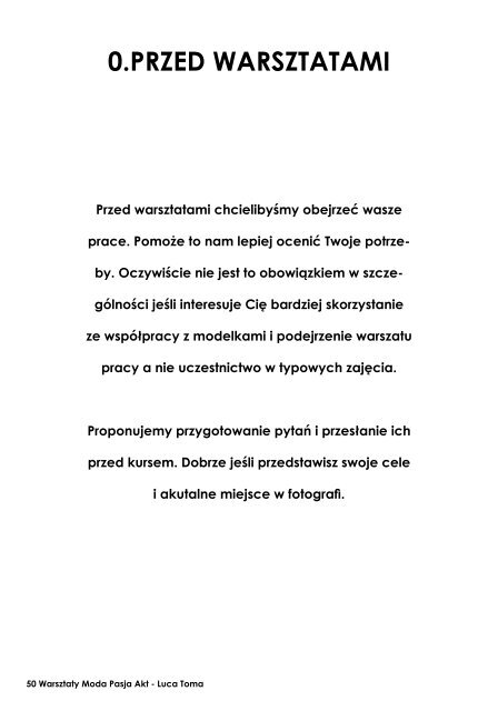 MODA PASJA AKT - WARSZTATY Warszawa 10 maja 2015