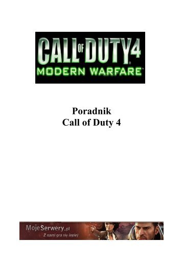 Poradnik Call of Duty 4 - Moje-Serwery.pl