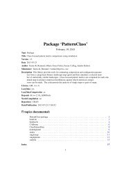 Package 'PatternClass'