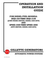 â€œOPENâ€ (NON-SELF ENCLOSED) - Gillette Generators