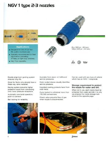Staubli Nozzle Information (pdf format) - Tulsa Gas Technologies