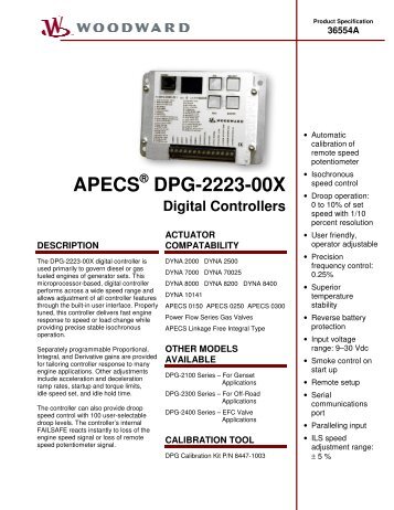 APECSÂ® DPG-2223-00X