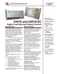 2301D and 2301D-EC Digital Control