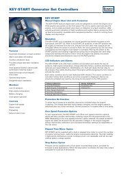 KEY-START Generator Set Controllers