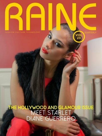 RAINE MAGAZINE Volume 23 | Hollywood & Glamour Preview