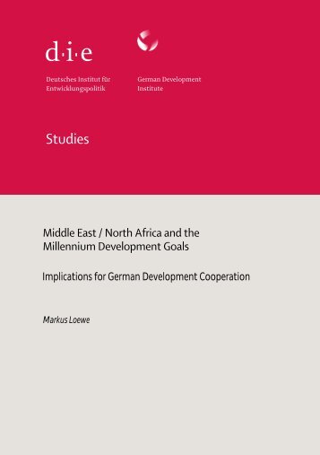 Middle East / North Africa and the Millennium Development Goals ...