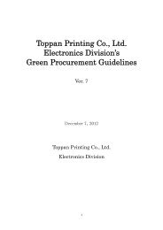 Electronics Division's Green Procurement Guidelines Ver.7 ...