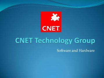 CNET Presentation - ICTET