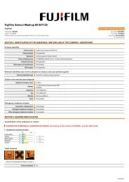 Chemwatch MSDS Print - FUJIFILM Australia