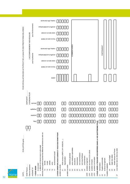 Projet d'établissement - Le Home des Flandres