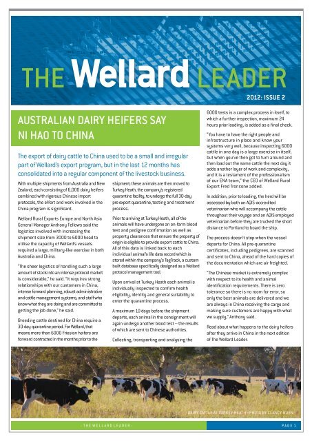 LEADER THE - Wellard Group - Home LEADER THE - Wellard Group - Home