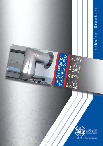 Technical Brochure - Ferritics - Moly - Columbus Stainless