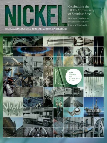 Download Nickel magazine covering the 100years of stainless steel