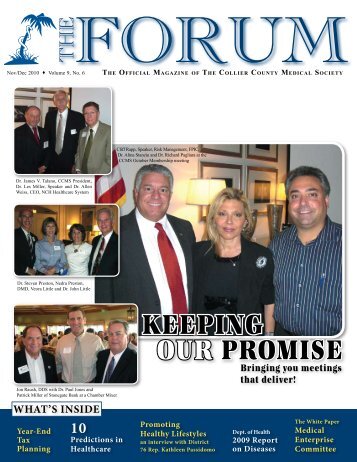 Forum Sept/Oct 2008 - Collier County Medical Society