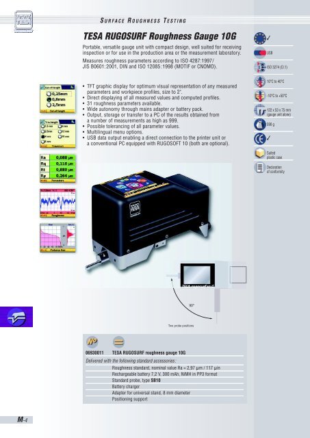 Surface Roughness Testing