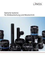 Optische Systeme fÃ¼r Bildbearbeitung und Messtechnik - EURECA ...