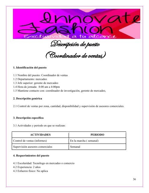 Manual de la organización 2015