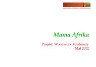 Projekt Woodwork Mas.. - Mama Afrika