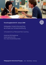 Kollegiales Unterrichtscoaching als Ansatz zur Schulentwicklung