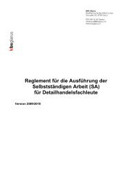 Reglement SA DHF - KBS Glarus