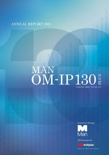 ANNUAL REPORT 2011 - Man Investments Australia