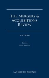 The Mergers & Acquisitions Review - UAE - KBH Kaanuun Ltd