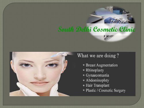 FUE Hair Transplant Service at South Delhi Cosmetic Clinic