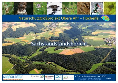 Sachstandbericht Naturschutzgroßprojekt Obere Ahr – Hocheifel