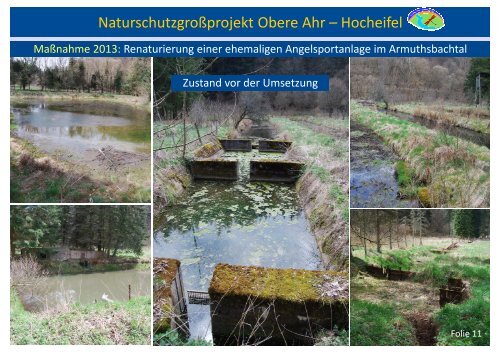 Sachstandbericht Naturschutzgroßprojekt Obere Ahr – Hocheifel