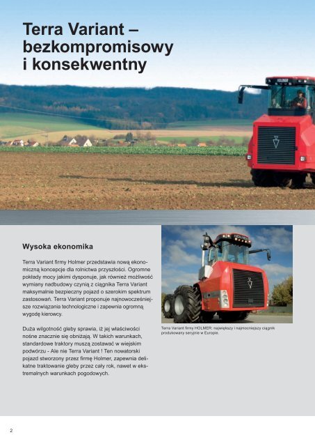 Terra Variant - Holmer Maschinenbau GmbH