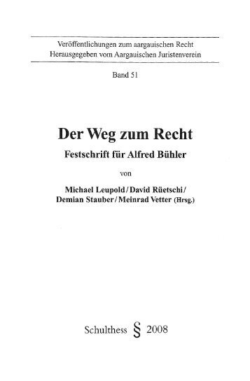 Der Weg zum Recht - Marc Steiner