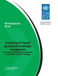 Promoting ICT based agricultural knowledge management - UNDP