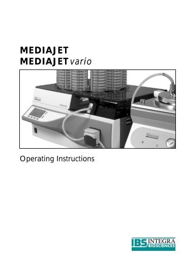 MEDIAJET MEDIAJETvario - INTEGRA Biosciences